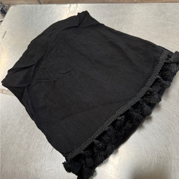 Lulus, Black, Large, Wide-Leg Tassel Pants - Picture 7 of 8